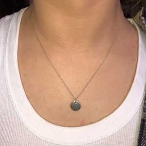 Tiffany & Co K pendant necklace